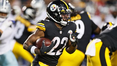 Aug 20, 2023 · The Steelers' final score of the half was set up by rookie Joey Porter Jr. Playing in his first NFL game, Porter's pick set up Connor Heyward's short touchdown catch on a pass thrown by Mitch ... 
